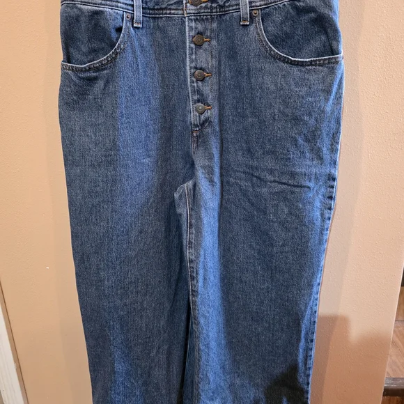 Levi's Denim Sleeveless Jumpsuit Size XL - Picture 4 of 9